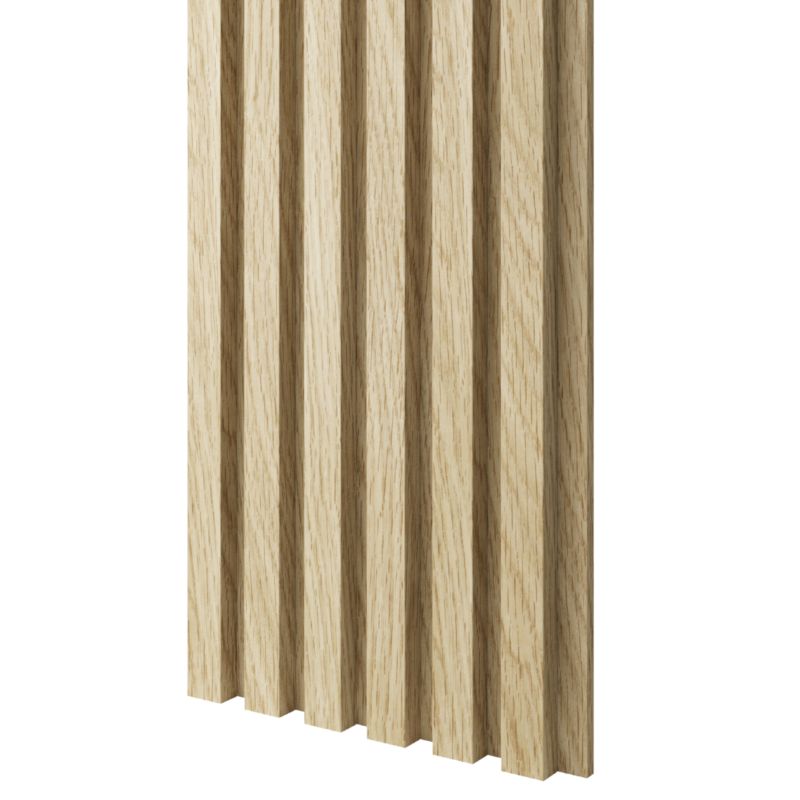 Lamele slim na okleinowanej płycie MDF LAMELE3D Dąb europejski CPL 1 szt