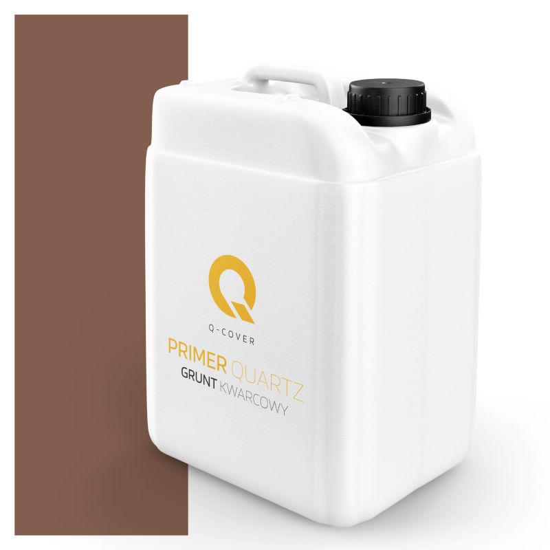 Grunt Kwarcowy pod Tynk Mozaikowy Q-Cover Brązowy ciemny M72 7.5KG