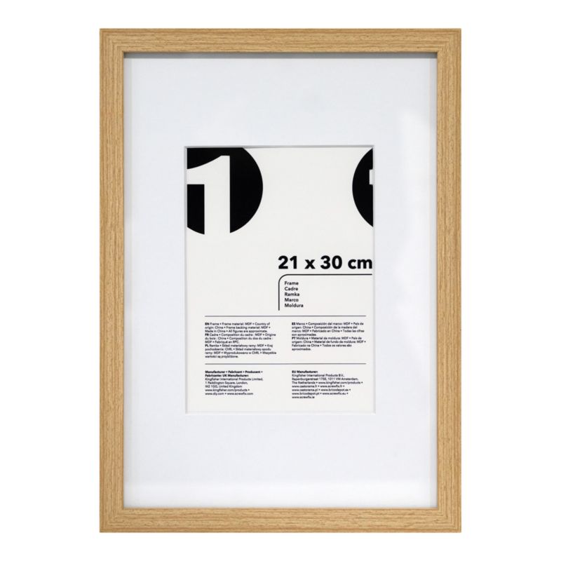 Ramka na zdjęcia OPP 21 x 30 cm efekt drewna