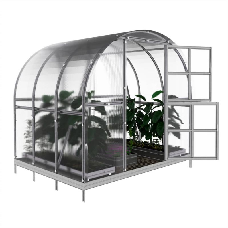 Szklarnia KLASIKA ARCH 3 x 2 m (6 m²), 4 mm z powłoką z poliwęglanu 1szt.