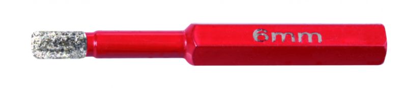 Otwornica diamentowa Modeco Expert 6 mm HEX max 3200 obr/min - blister - 1 szt.