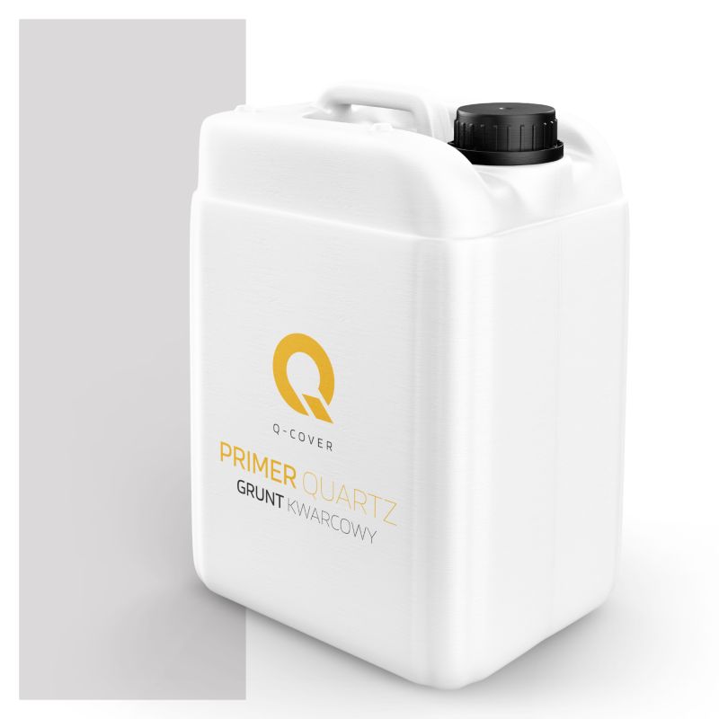 Grunt Kwarcowy pod Tynk Mozaikowy Q-Cover Szary jasny M21 7.5KG