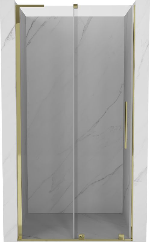 Drzwi prysznicowe Mexen Velar L złote 120 cm 1 szt.