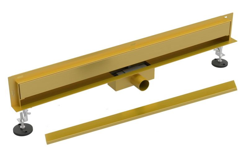 Odpływ Liniowy Ścienny Boczny Granitan Złoty 60 cm 1 szt.