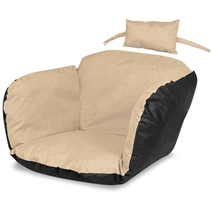 Poduszka EDANTI na bocianie gniazdo beżowa z zagłówkiem 1 szt.