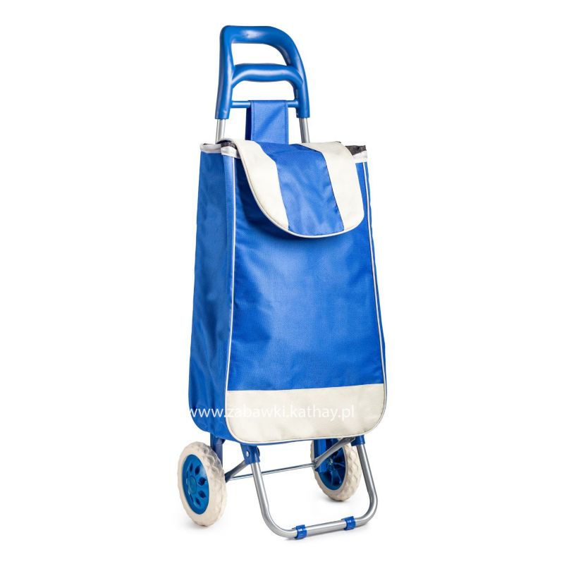 Wózek Bauerkraft, torba na zakupy na kółkach, niebieski 1 szt.