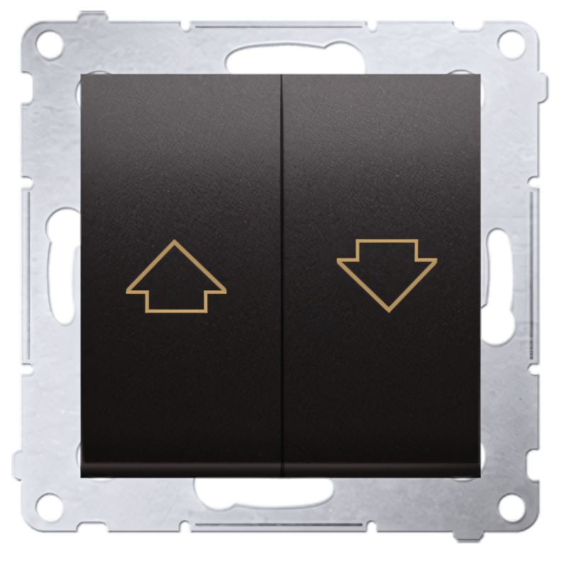 Łącznik Przycisk żaluzjowy Roletowy Simon 54 Antracyt Podtynkowy 1 szt.