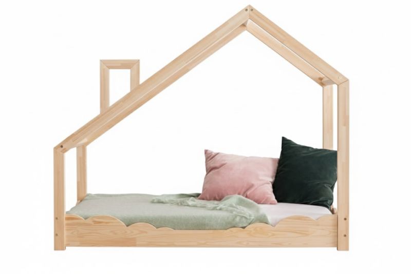 Łóżko dziecięce ADEKO Stolarnia LUNA D 80x180 sosna 1 szt.