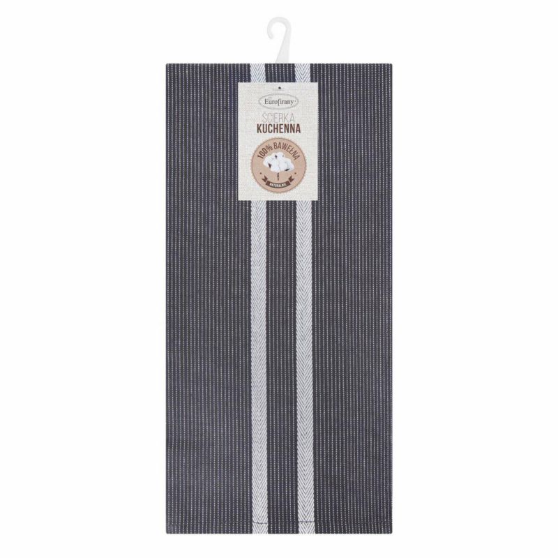 Ścierka kuchenna OLIVIA/10 Eurofirany 50x70 cm stalowa bawełna 1 szt.