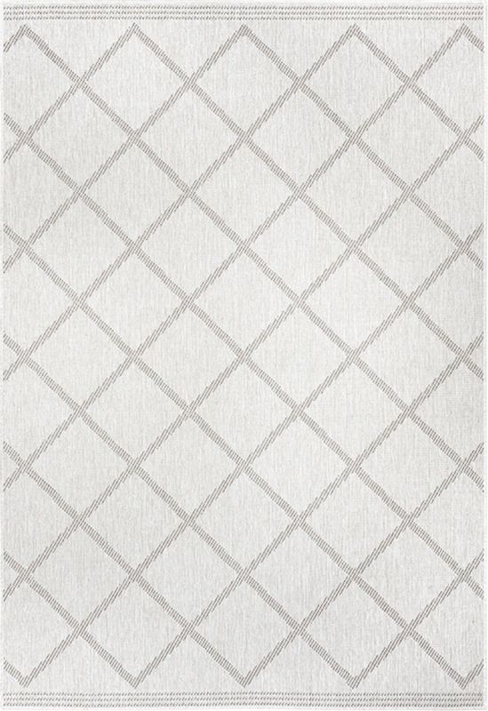 Dywan Northrugs na taras 80x150cm ,beżowo kremowy dwustronny, sznurkowy płasko tkany 1 szt.