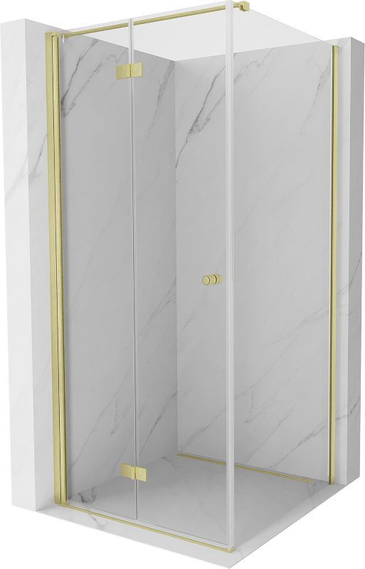 Kabina prysznicowa Mexen Mist-F T złota 110x110 cm - 8A6T-110-110-55-00-L 1 szt.