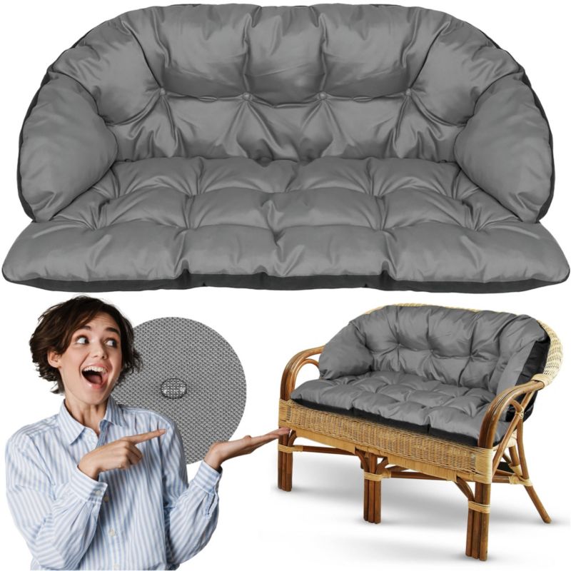 Poduszka EDANTI Na Kanapę 190x40 Wygodna i elegancka poduszka na kanapę ogrodową 1 szt.