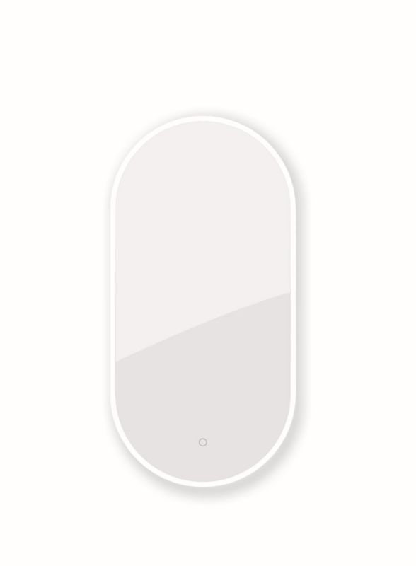Lustro łazienkowe Oltens Nordlis owalne LED 50x100 cm bez ramy z matą grzewczą 1 szt.