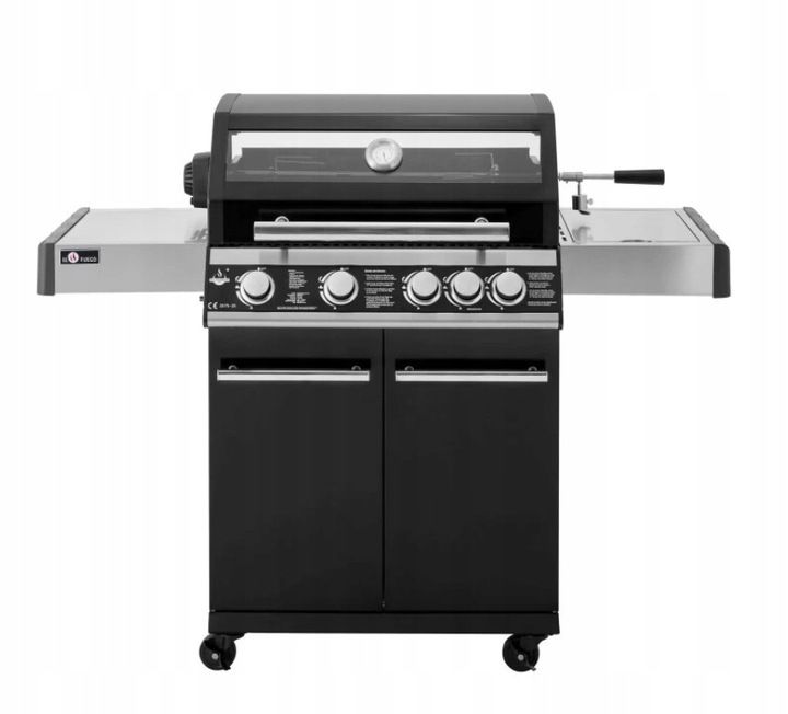 Grill gazowy El Fuego Columbia 4+1 rożen pokrowiec 1szt