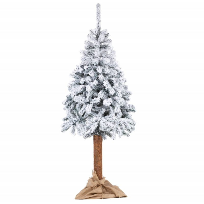 Choinka na pniu sztuczna Springos świerk śnieżony 220 cm 1 szt.