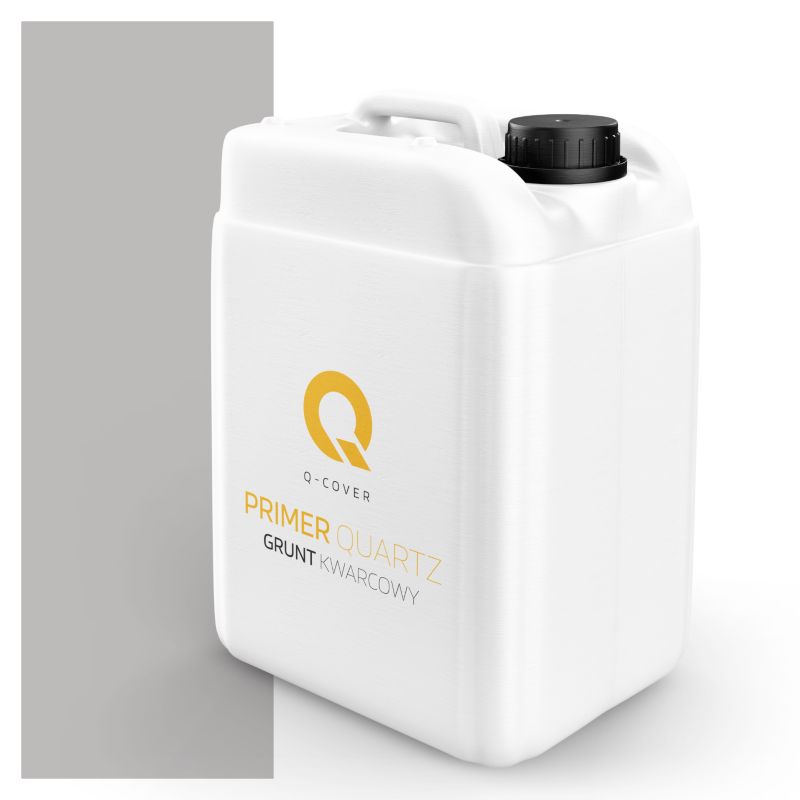 Grunt Kwarcowy pod Tynk Mozaikowy Q-Cover Szary jasny M22 7.5KG