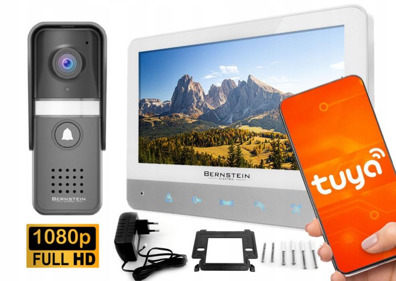 Wideodomofon VDS-72RU Bernstein white 7" obsługa dwóch wejść 1szt.