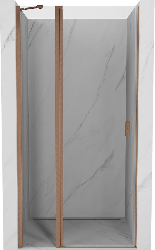 Drzwi prysznicowe Mexen Mist miedź szczotkowana 120 cm 1 szt