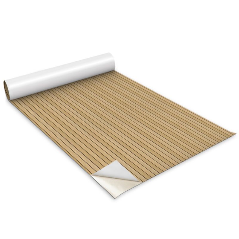 Okleina Meblowa Wallfluent 100x50 cm Jasne drewniane deski Folia Na Meble I Szafki 1 rol.