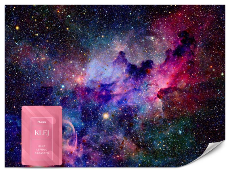 Fototapeta Muralo Kolorowy Kosmos Gwiazdy Galaktyka 150x105 cm 1szt.