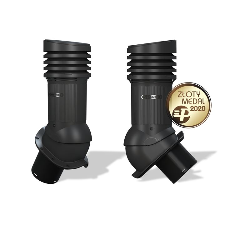 Kominek wentylacyjny WIRPLAST PERFEKTA EVO 150mm IZOLOWANY do blachodachówki i trapezu wentylacja 1szt.