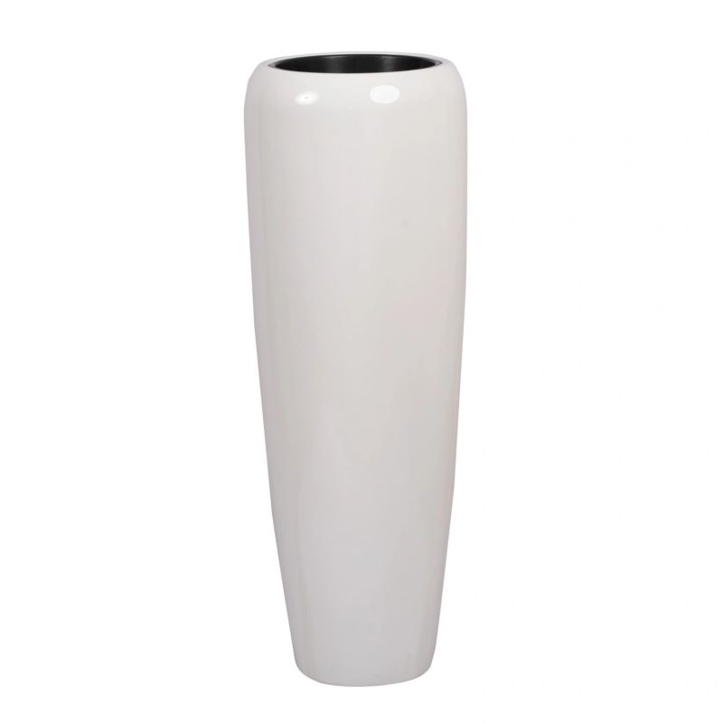 Doniczka Zadora Z Włókna Szklanego Na Taras Do Domu D982H biały Połysk 1 szt