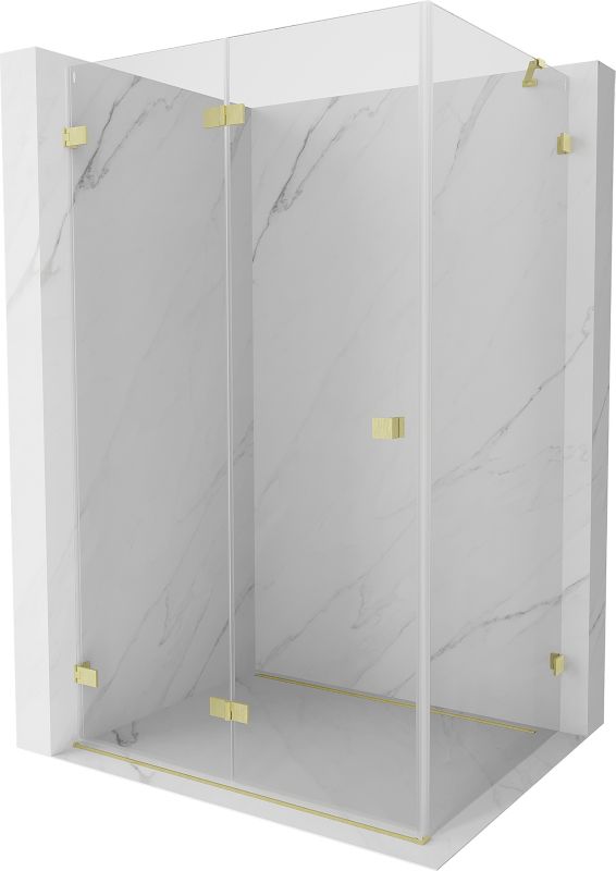 Kabina prysznicowa Mexen Lunar-F transparent złota 90x70 cm 1 szt.