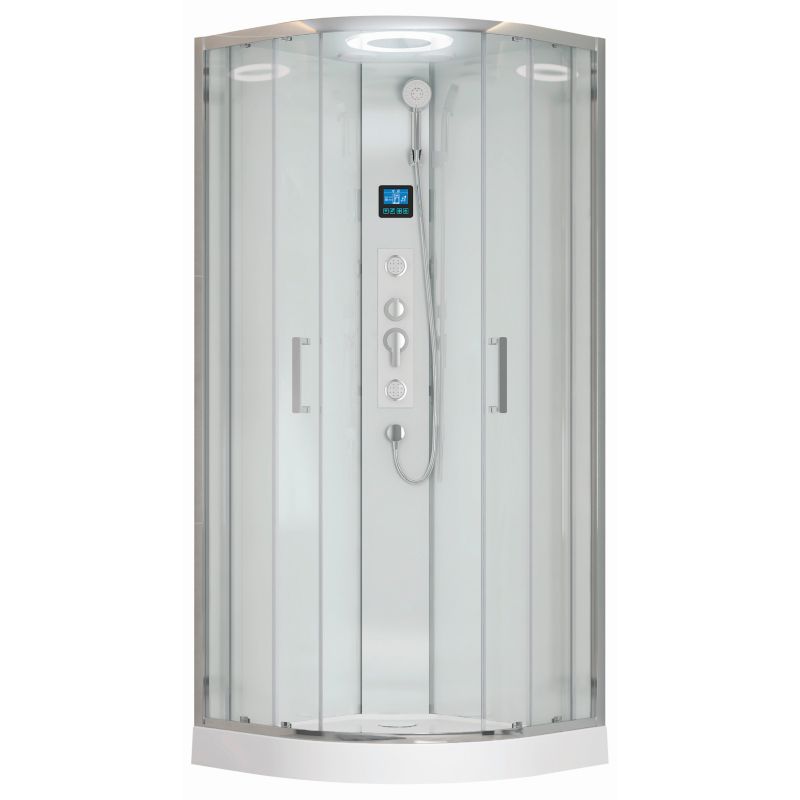 Kabina prysznicowa z hydromasażem KERRA Orion 90 WH (biała) 1 szt.