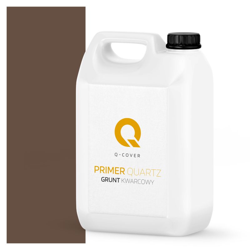 Grunt Kwarcowy pod Tynk Mozaikowy Q-Cover Brązowy ciemny M63 3KG