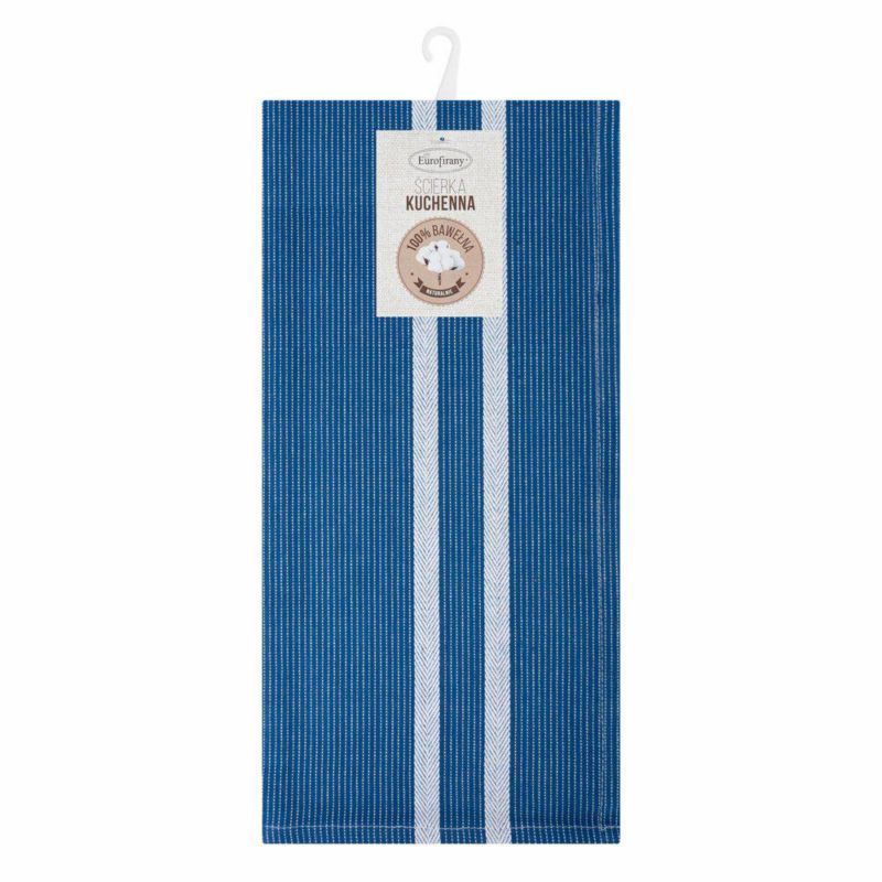 Ścierka kuchenna OLIVIA/10 Eurofirany 50x70 cm niebieska bawełna 1 szt.