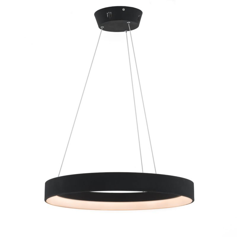 Żyrandol Italux Regallo 3050 czarno-biały nowoczesny wbudowany LED 38W 1 szt.