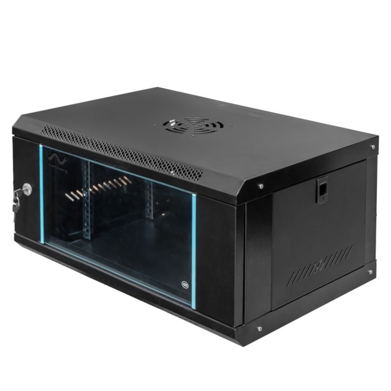 Szafa NETBERG szafka Rack 19" 6U 300x600x400mm wisząca instalacyjna czarna 1szt.