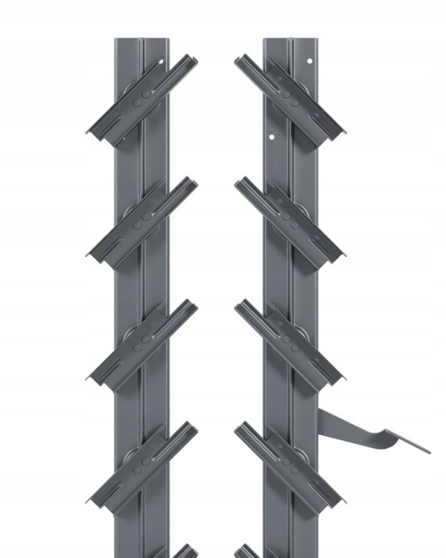 Stalowy system do żaluzji WOODINO, ruchome deseczki ANTRACYT, Shutters 109