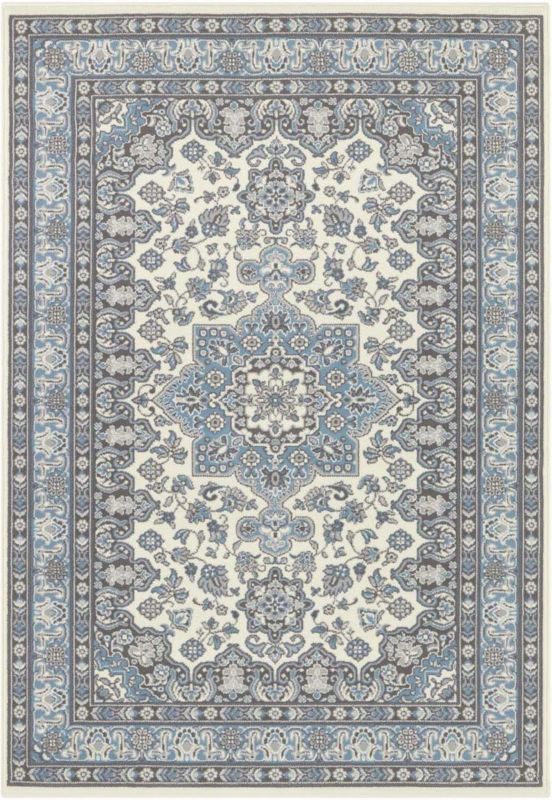 Dywan Nouristan tradycyjny do salonu 120x170cm, klasyczny wzór niebiesko kremowy 1 szt.
