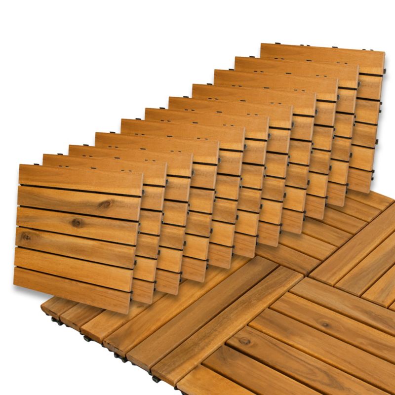 Podest Tarasowy Akacjowy 4iQ Group 30x30cm płytki 6 paneli 0,99mkw 11szt.