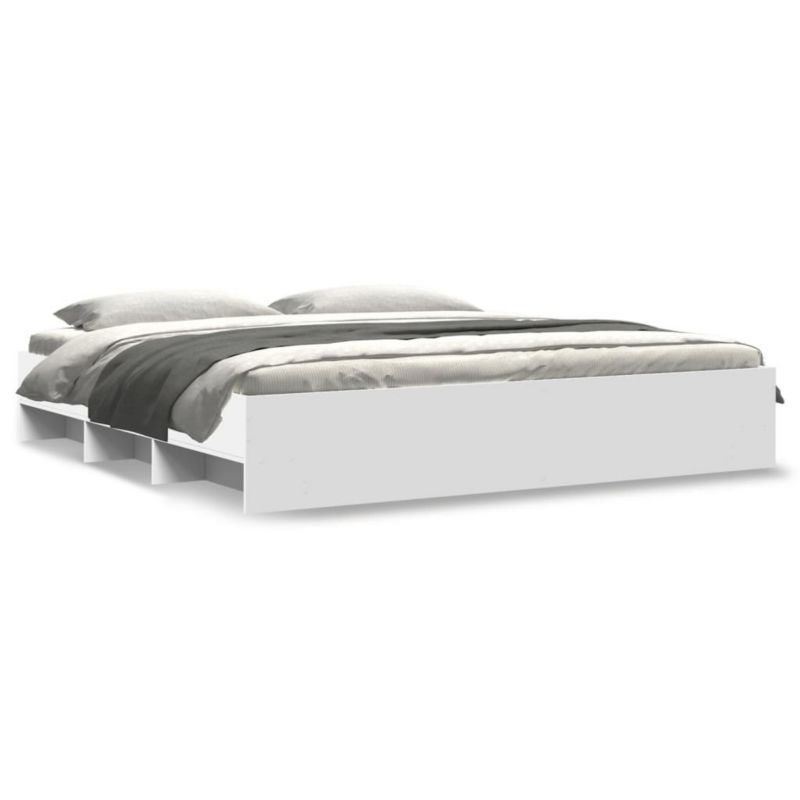 Łóżko drewniane WaszeMeble 200x200 cm biała WM-3295625 1 szt.