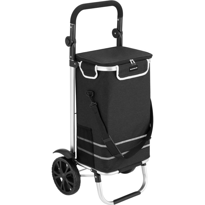 Wózek na zakupy Bauerkraft torba na kółkach, składany 42l czarny 1 szt.
