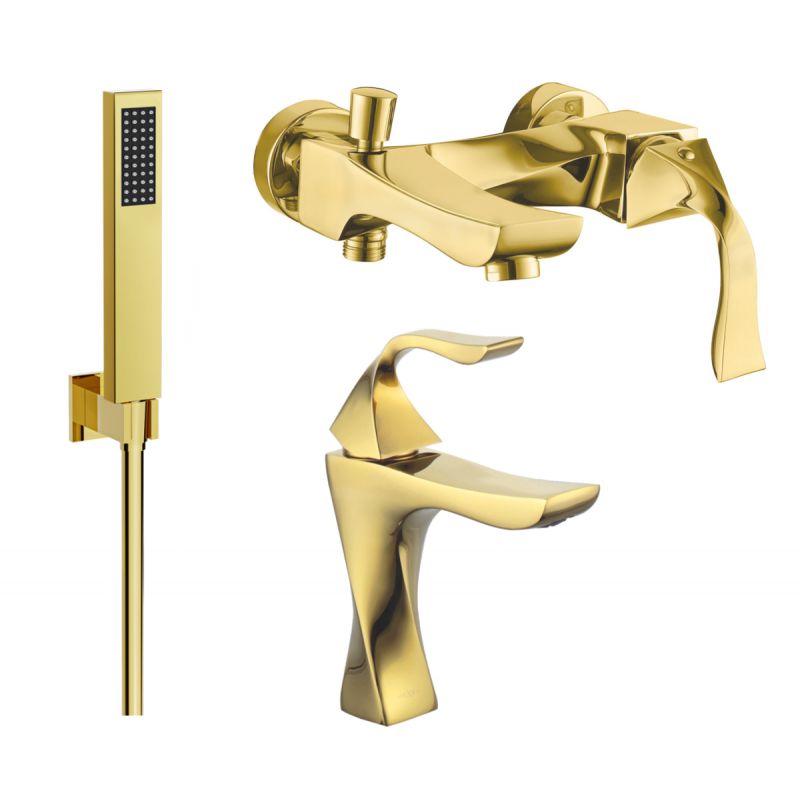 zestaw wannowy Mexen Estrella złoty 1 szt.