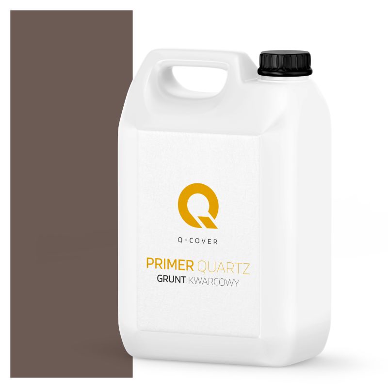 Grunt Kwarcowy pod Tynk Mozaikowy Q-Cover Brązowy ciemny M82 3KG