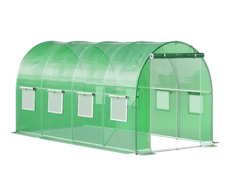 Tunel Bauerkraft ogrodowy foliowy szklarnia 4x2x2m 8m² zielony 1 szt.