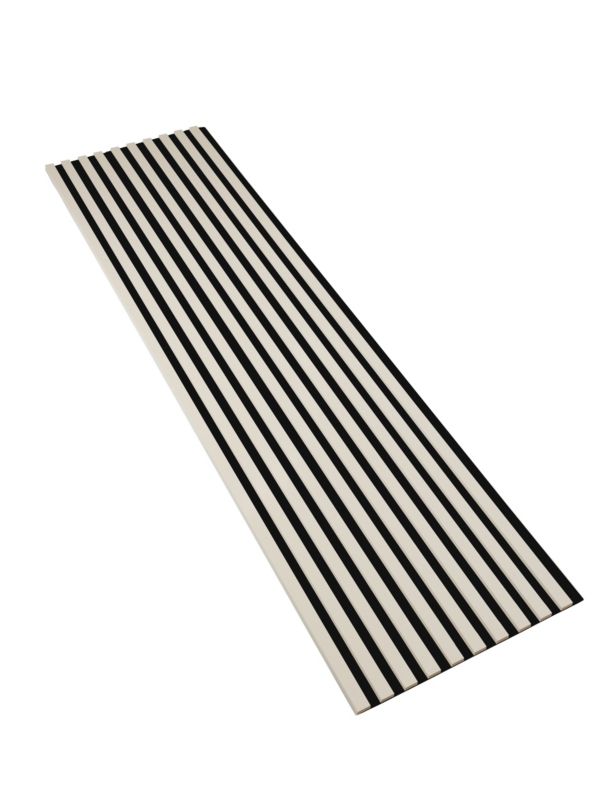 Lamele na Czarnej Płycie Ścienne SunWood 275x58cm Panel Dekoracyjny Kaszmir 1 szt.