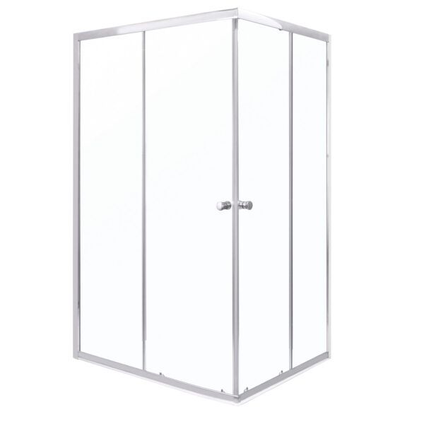 Kabina prysznicowa kwadratowa Kerra Olga SQ 70 x 70 cm transparentne szkło profile chrom1 szt.