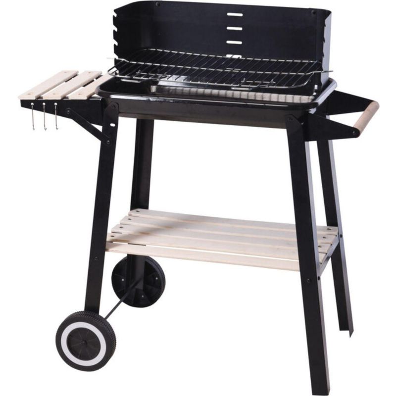 Grill Koopman ogrodowy wózek 83X45,5X86,5cm czarny 1szt.