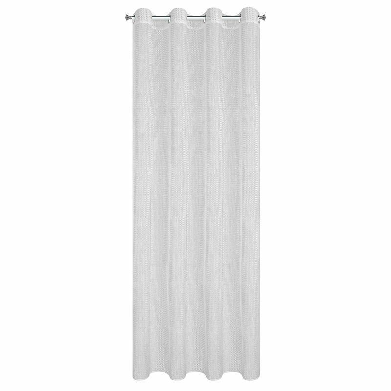 Firana ATENA Eurofirany 140 x 260 cm biała prosty design 1 szt.