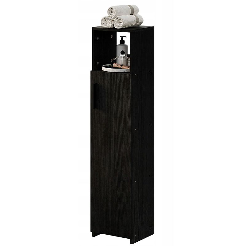 Szafka łazienkowa Rebiko wąska czarna nowoczesna 1 szt.