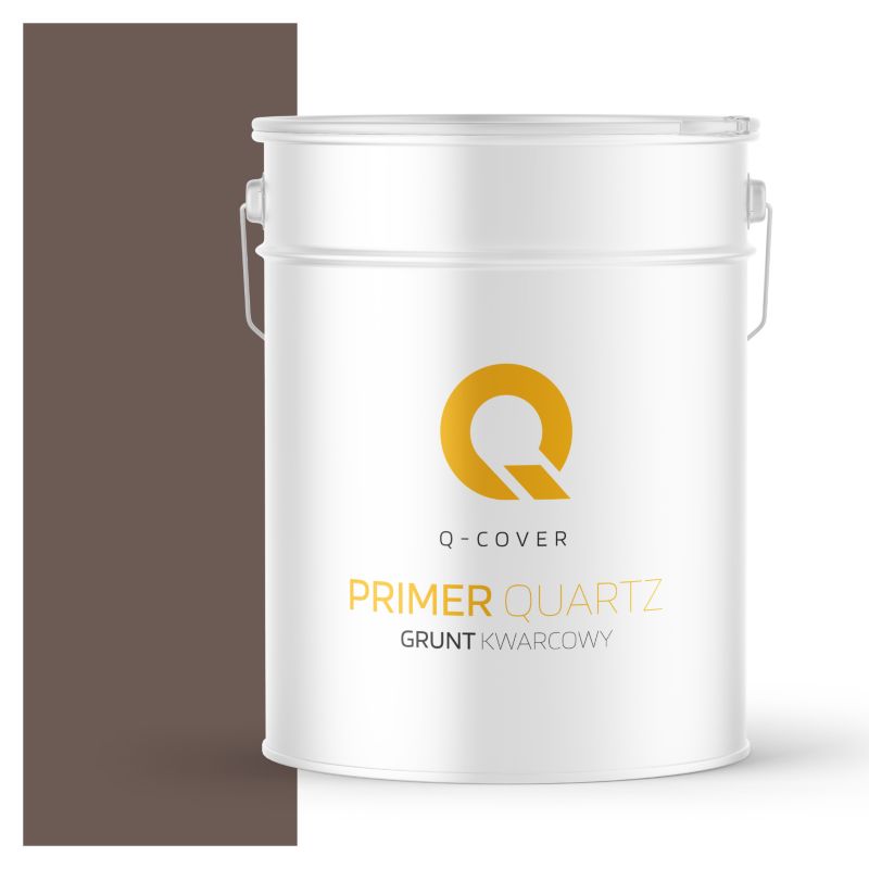 Grunt Kwarcowy pod Tynk Mozaikowy Q-Cover Brązowy ciemny M82 15KG