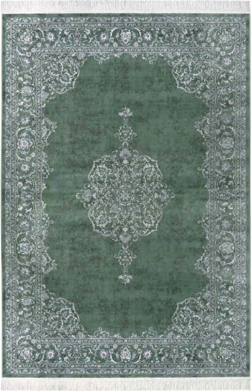 Dywan Nouristan tradycyjny 160x230 do salonu,klasyczny wzór zielono kremowy 1 szt.