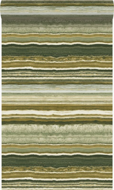 Tapeta Origin Wallcoverings warstwowy kamień marmurowy ochry żółtej 53 cm x 10.05 m - 1 rol.