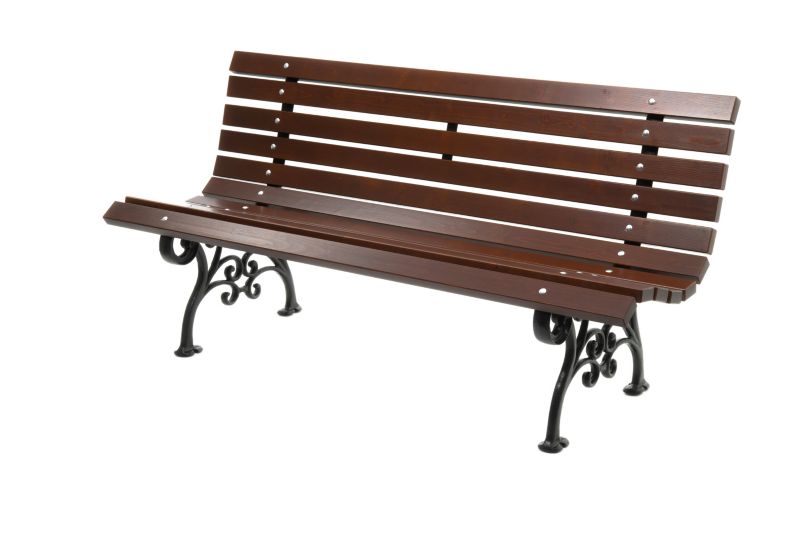 Ławka ogrodowa Baster żeliwna z oparciem 0112 150cm palisander 1 szt.