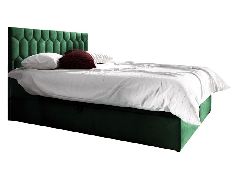 Łóżko kontynentalne MIRJAN 24 Top M24 140x200 wojskowa zieleń 1 szt.